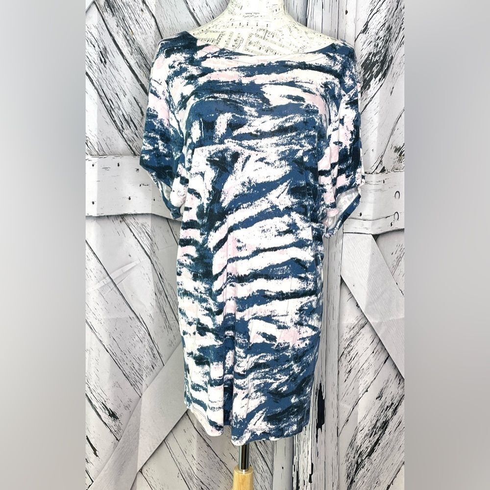 Threads 4 Thought Tie Dye Flutter Sleeve M - image 1